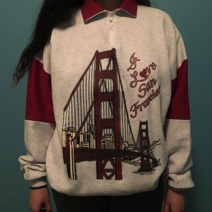 Vintage 1996 I Love San Francisco pullover